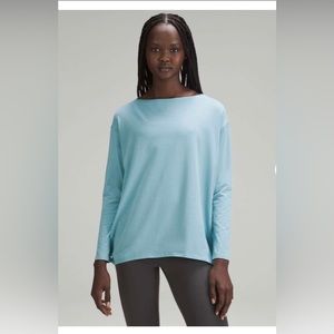 Lululemon Back in Action Long Sleeve - Tidal Teal